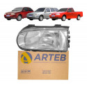 Farol Vw Gol 1995 1996 1997 1998 1999 Cromado Arteb L.e