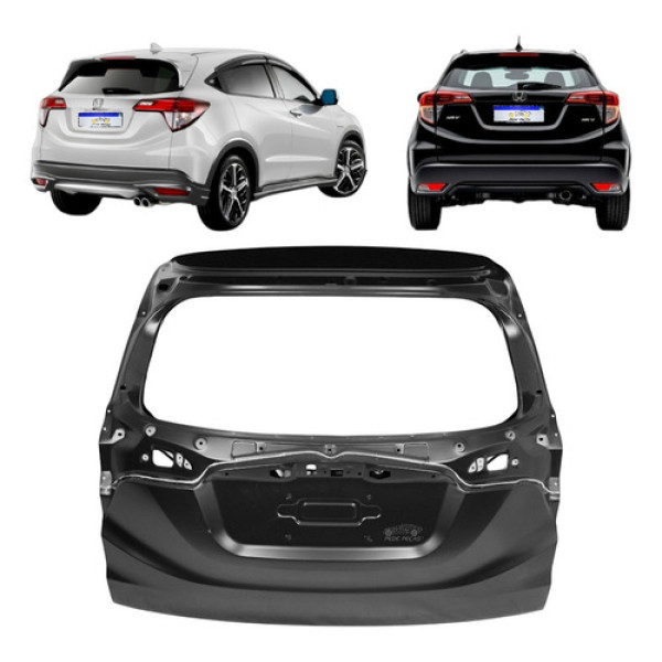 Tampa Porta Malas Honda Hr-v 2015 A 2021 4 Furos Placa
