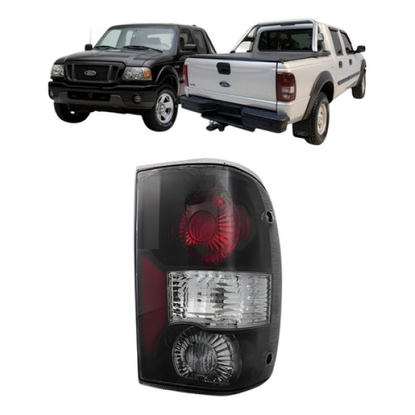 Lanterna Esquerda Ford Ranger 2005 2006 2007 2008 2009 Fume