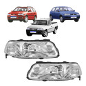 Par Farol Vw Gol Saveiro Parati G3 1999 A 2005 Foco Simples