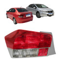 Lanterna Traseira City 2009 2010 A 2012 Esquerdo C/soquete Esquerdo/motorista Vermelho