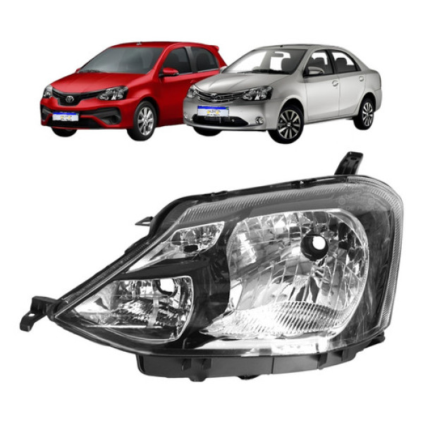 Farol Toyota Etios 2013 2014 2015 2016 2017 2018 A 2021 Le
