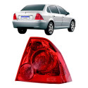 Lanterna Peugeot 307 Sedan 2007 2008 2009 2010 2011 2012 Ld Direito/passageiro Vermelho