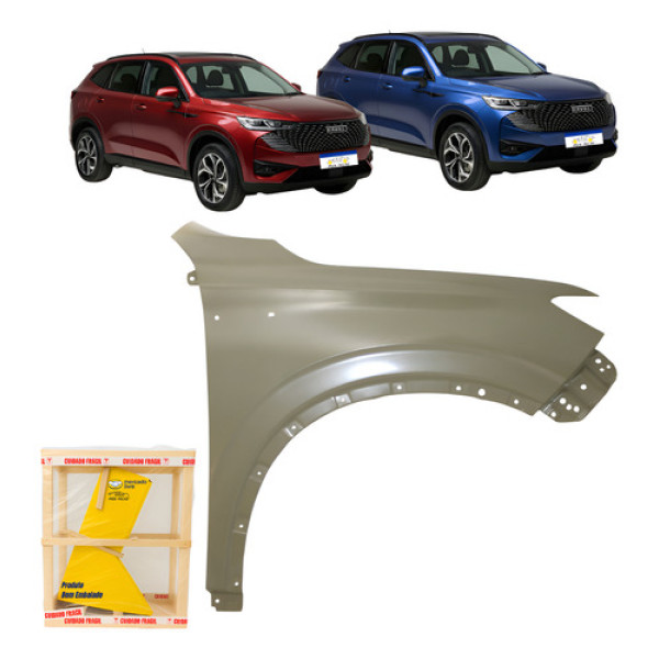 Paralama Haval H6 2023 2024 2025 2026 Novo Cinza L.d