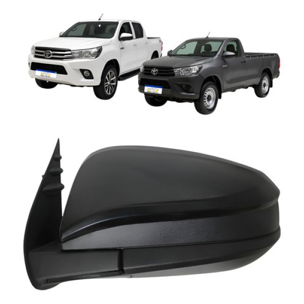 Retrovisor Manual Toyota Hilux Sw4 2016 A 2025 Sem Pisca 