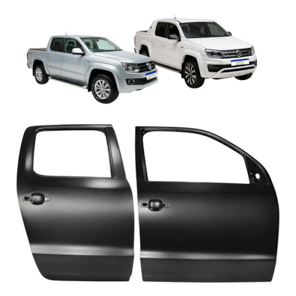 Porta Dianteira E Traseira Amarok 2010 A 2025 Par Cab Dupla 