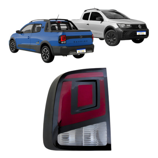 Lanterna Volkswagen Saveiro 2023 A 2026 Lado Motorista Novo Esquerdo/motorista Bicolor