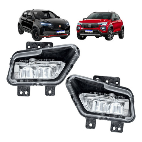 Farol De Milha Fiat Pulse 2021 2022 2023 2024 2025 Com Led