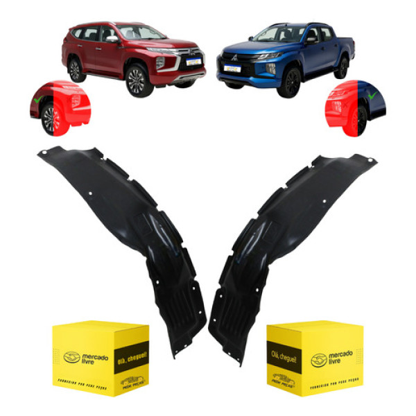 Par Parabarro Dianteiro L200 Dakar 2021 A 2025 Posterior