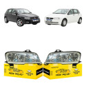 Par Sinaleira Stilo 2003 04 A 2007 S/auxiliar Plug Quadrado Ambos Lados
