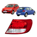 Lanterna Direita Vw Gol G5 2009 2010 2011 2012 Cristal Direito/passageiro Vermelho