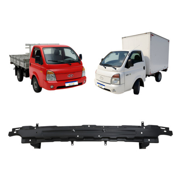 Alma Viga Lamina Parachoque Dianteiro Hyundai Hr 2005 A 2012 Preto