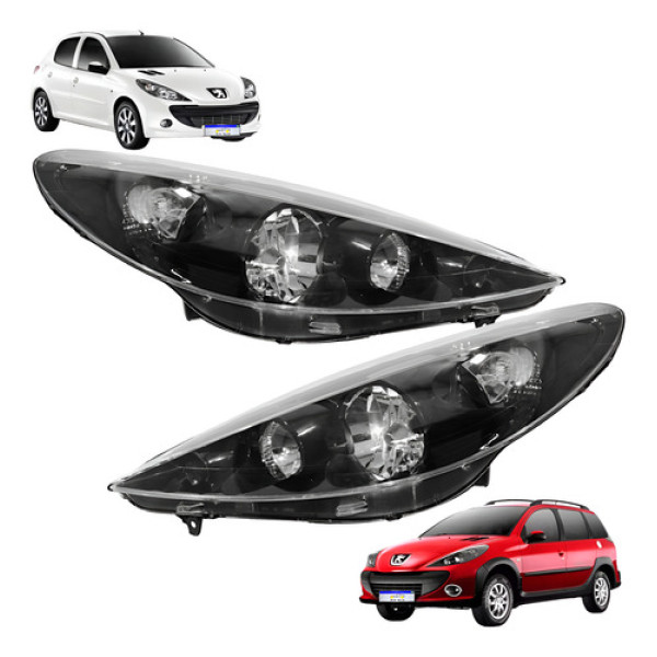 Par Farol Peugeot 207 2008 2009 2010 2011 2012 2013 A 2015  Direito