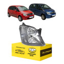 Farol Direito Meriva Ss 2003 04 05 06 07 08 09 A 2012 Cinza Direito/passageiro