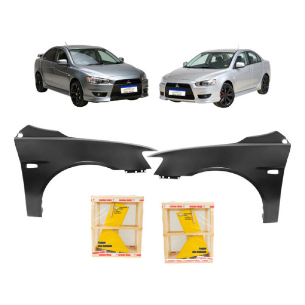 Par Paralama Lancer 2010 2011 2012 2013 14 15 16 17 18 2019