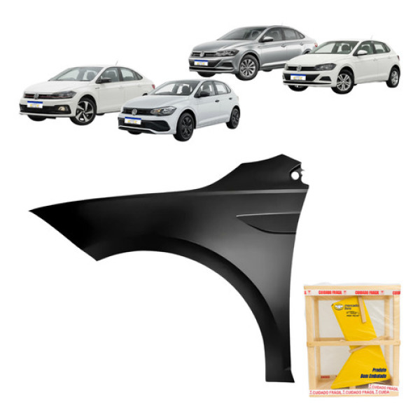 Paralama Vw Polo Virtus 2017 2018 2019 2020 2021 A 2026 Le