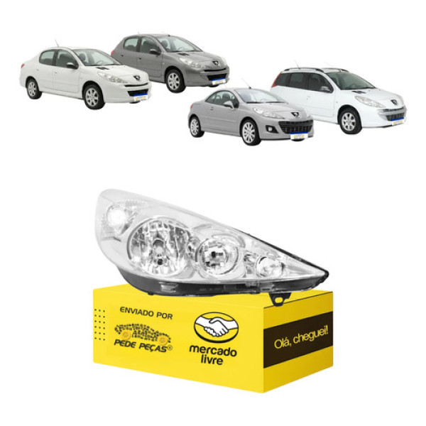 Sinaleira Direita Peugeot 207 2008 2009 10 11 12 13 14 2015 Direito/passageiro