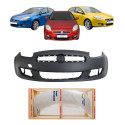 Parachoque Dianteiro Fiat Bravo 2011 A 2014 Preto Liso Novo Preto