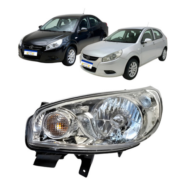 Farol Jac J3 2010 2011 2012 2013 Lado Esquerdo Esquerdo/motorista