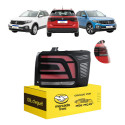 Lanterna T-cross 2019 2020 2021 2022 23 2024 C/led Nova L.d Direito/passageiro Fumê