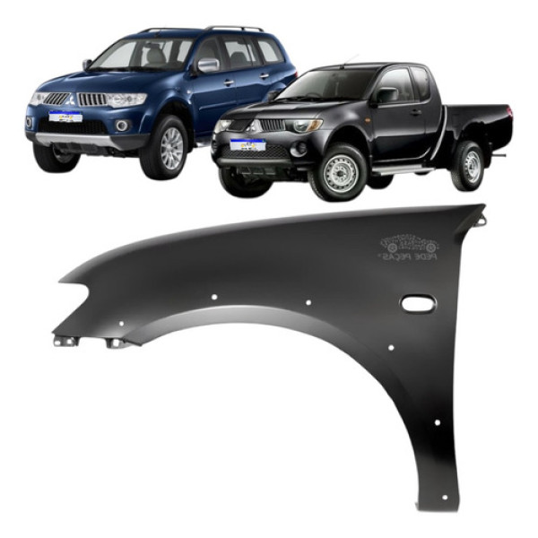 Paralama L200 Triton Pajero Dakar 2008 2009 2010 A 2018 Le