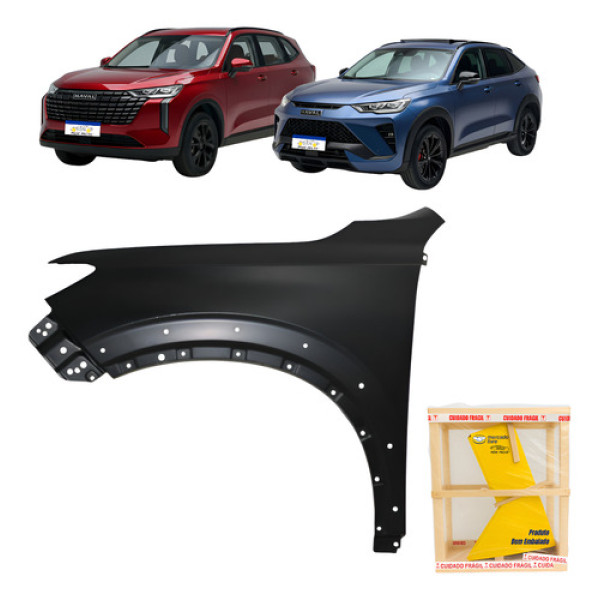 Paralama Gwm Haval H6 Gt 2023 2024 2025 2026 L.e Novo Preto