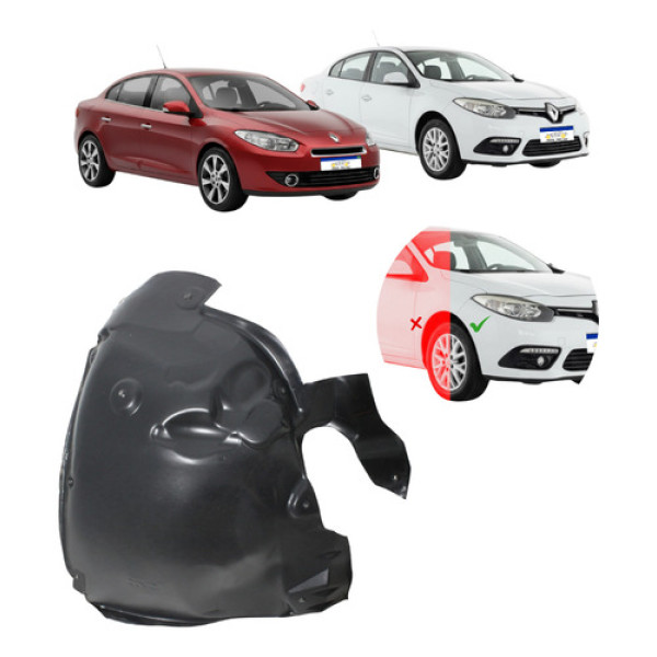 Parabarro Dianteiro Direito Fluence 2011 A 2018 Anterior