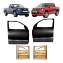Par Porta Dianteira Volkswagen Amarok 2010 2024 A 2026 Dianteira Ambos Os Lados Preto