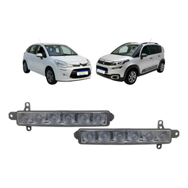 Par Daylight Citroen C3 2013 A 2021 Aircross 2016 A 2021 Led