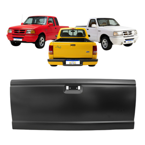 Tampa Traseira Ford Ranger 1993 A 1997 Sx Splash Preto Tampa Traseira Ford Ranger 1993 A 1997 Sx Splash Preto