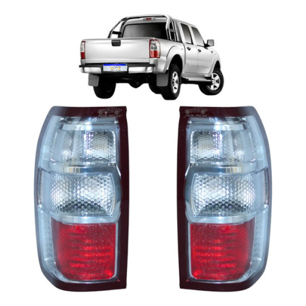 Par Lanterna Ford Ranger 2009 2010 2011 2012 Ré Cristal