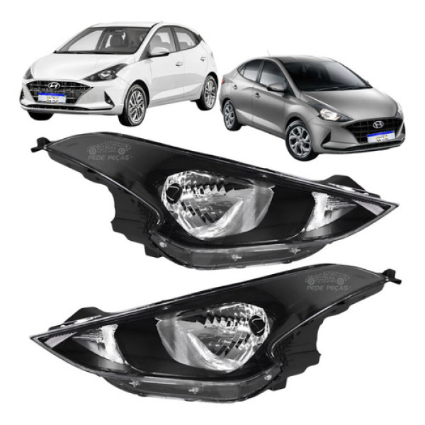 Farol Hyundai Hb20 Hb20s 2019 2020 2021 2022