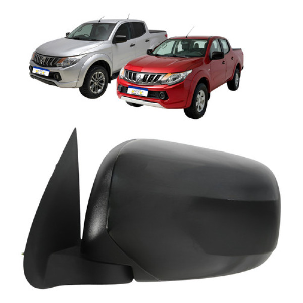 Retrovisor Mitsubishi Triton 2016 2017 A 2022 S/pisca Manual
