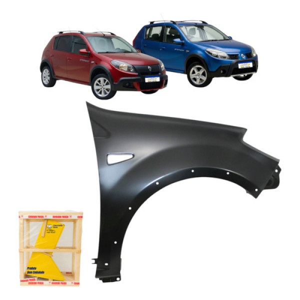 Paralama Sandero Stepway 2008 2009 2010 2011 12 2013 L.d