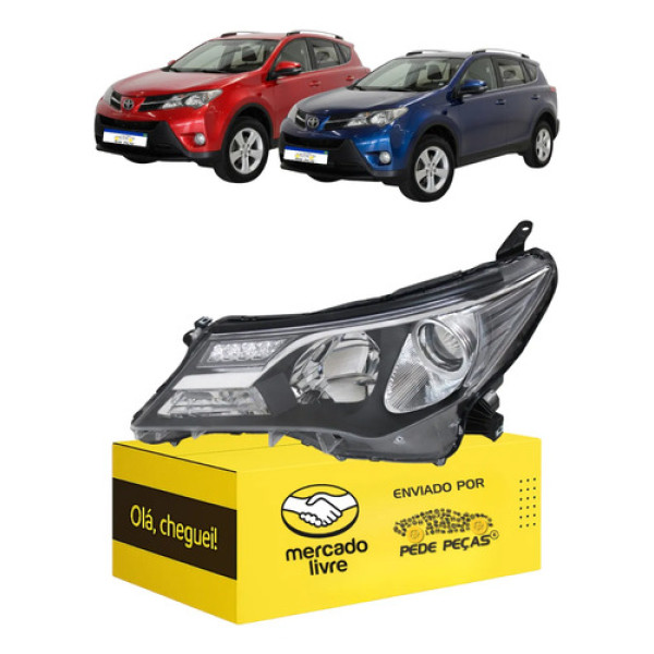 Farol Sinaleira Toyota Rav4 2013 14 2015 Elétrico C/led L.e Esquerdo/motorista