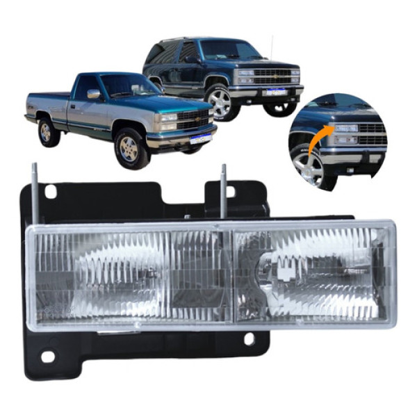 Farol Gm Silverado Superior 1993 94 95 96 97 98 99 A 2001