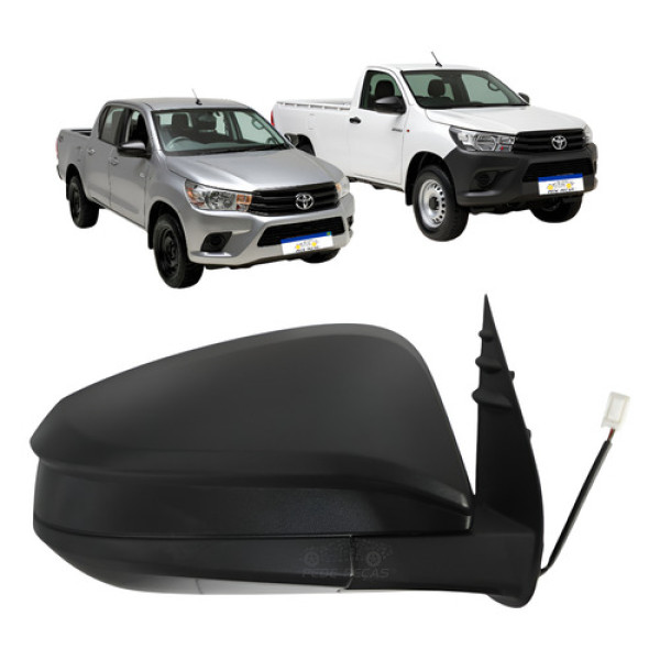 Retrovisor Elétrico Direito Toyota Hilux 2016 A 2025 S/pisca Direito Retrovisor Elétrico Direito Toyota Hilux 2016 A 2025 S/pisca Direito
