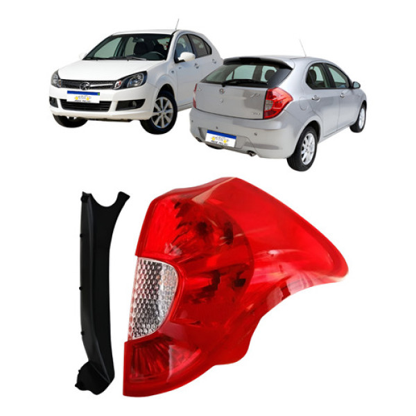 Lanterna Jac J3 Hatch 20110 A 2015 Com Suporte Com Lampada 