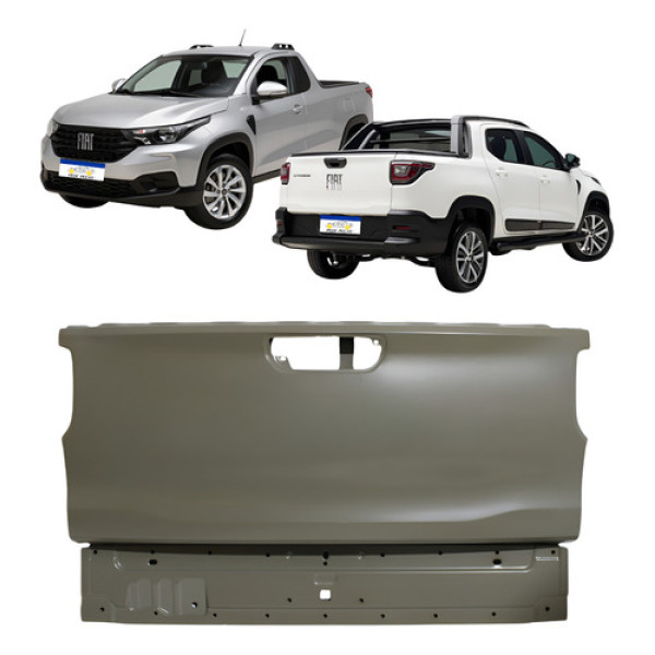 Tampa Traseira New Fiat Strada 2020 2021 A 2026 Cinza Nova Tampa Traseira New Fiat Strada 2020 2021 A 2026 Cinza Nova