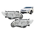 Par Farol Toyota Corolla 2011 2012 2013 2014 Cromado Novo