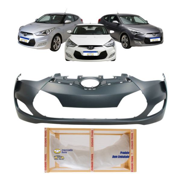Parachoque Veloster 2011 2012 2013 2014 Novo Preto