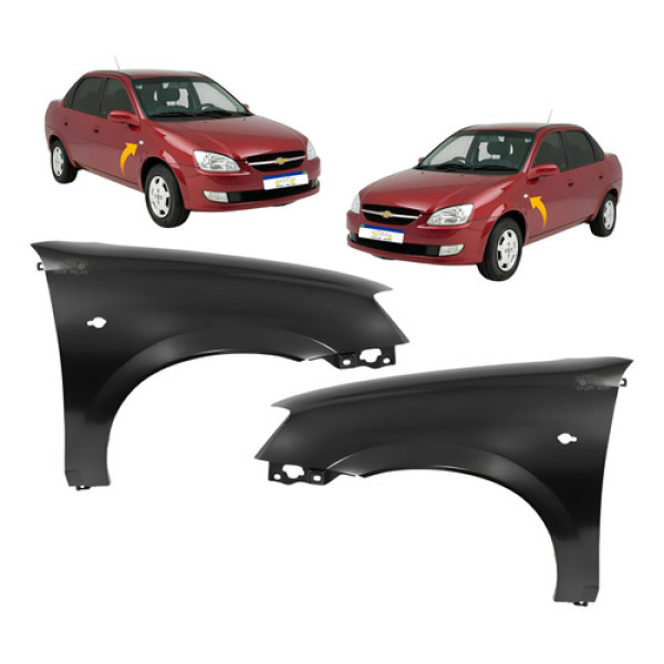 Paralama Chevrolet Classic 2011 2012 2013 2014 2015 2016