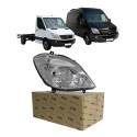 Farol Mercedes Sprinter 2013 A 2016 Cromado Foco Duplo Novo Direito/passageiro