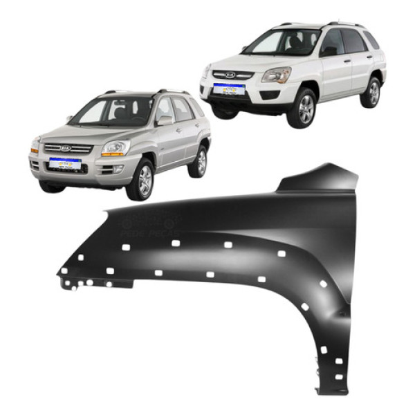 Paralama Kia Sportage 2005 2006 2007 2008 09 10 Com Furo Le