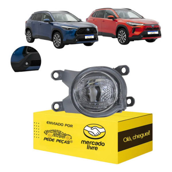 Farol Milha Toyota Corolla Cross 2021 22 23 A 2026 Led Ld Cristal