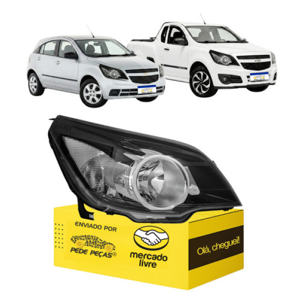 Farol Gm Agile Montana 2009 2010 2011 2012 A 2021 Novo L.d Direito