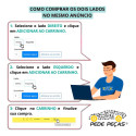 Lanterna Volkswagen Fox Crossfox 2011 2012 2013 2014 Nova