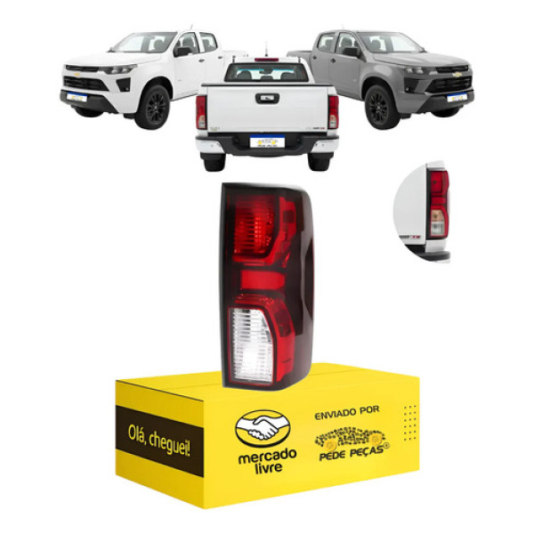 Lanterna Sinaleira Chevrolet S10 Wt 2025 2026 Sem Led Ld Direito/passageiro Vermelho