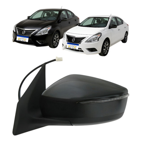 Retrovisor Esquerdo Elétrico Nissan Versa 2020 2021 2022 Esquerdo