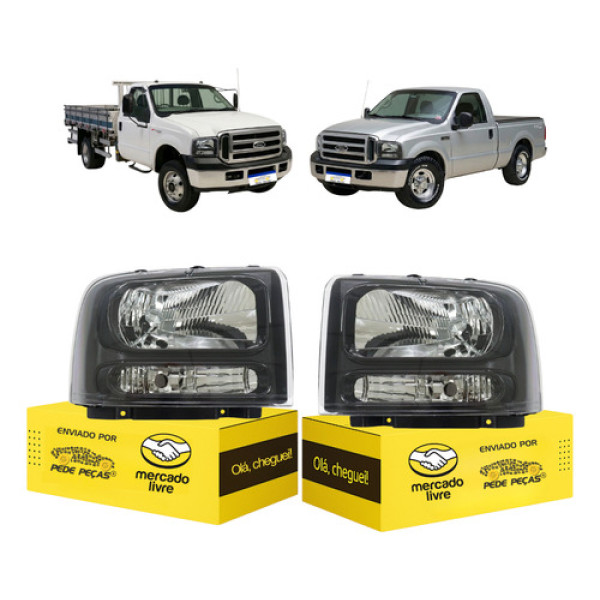 Par Farol F350 1999 2000 2001 2002 2003 2004 2005 06 A 2011 Ambos Lados